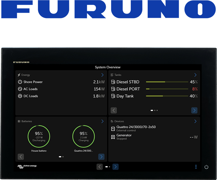 Integrare GX pe MFD marin – Furuno